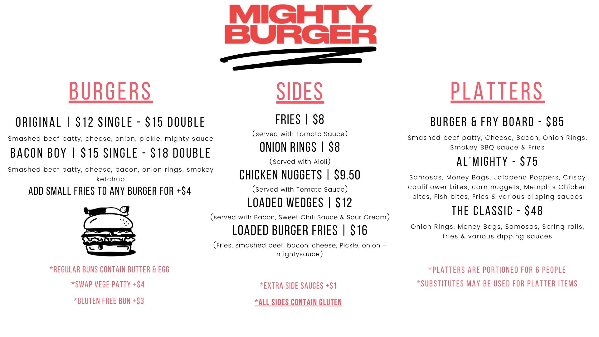 mighty-burger-menu | Tenpin Tauranga